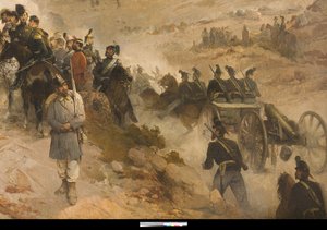 Slaget ved Chernaya av Gerolamo Induno