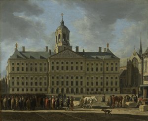 Rådhuset på Damplassen, Amsterdam, 1672