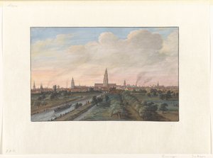 Utsikt over byen Groningen