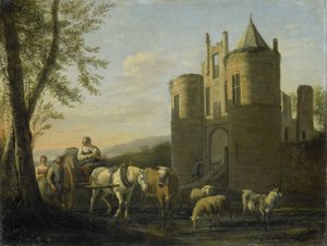 Hovedporten til Egmond slott