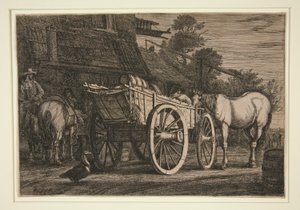 Den firehjulede vognen av Gerrit Claesz Bleker