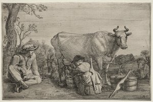 Melkejenta av Gerrit Claesz. Bleker