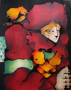 Rød hatt av Gerrit Greve