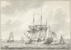 Det amerikanske skipet Harmony Baltimore av Gerrit Groenewegen