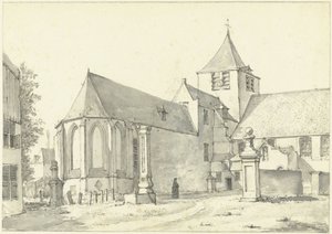 Kirken i Laeken nær Brussel av Gerrit Lamberts
