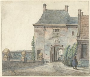 Porten til slottet Heemstede av Gerrit Lamberts