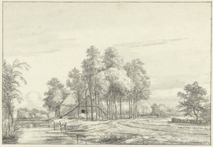 Ansikt ved Oudewater av Gerrit Lamberts