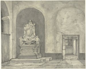 Begravelsesmonument til Balth. Fredericus von Stosch i Janskerk i Utrecht av Gerrit Lamberts