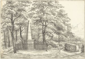 Minnesmerket over Witte van Haemstede, grunnlagt i 1817 av David Jacob van Lennep ved Huis te Manpad i Heemstede
