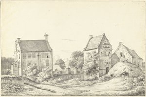 Huset Vroonestein nær Jutphaas av Gerrit Lamberts