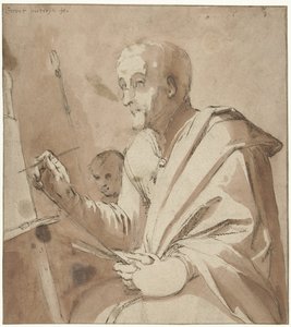 Maler for staffeliet sitt av Gerrit Pietersz. Sweelink