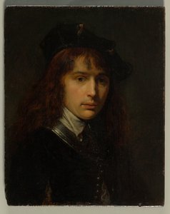 Selvportrett, ca. 1631 av Gerrit Dou