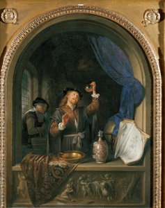 Legen (maleri på eik)