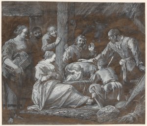Hyrdenes tilbedelse av Gerrit van Battem