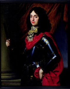 Portrett av prins Edward av Pfalz (1625-63) i rustning