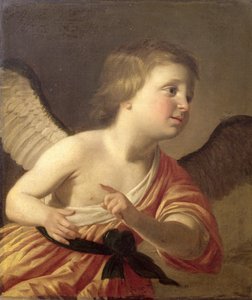 Portrett av den unge prins Maurice av Böhmen (1620-53) som Amor