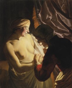 Loppejakten, ca. 1620 av Gerrit van Honthorst