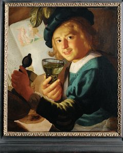 Den unge drikkeren (peste) av Gerrit van Honthorst