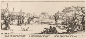 Skyttelaget av Gerrit van Schagen after Jacques Callot
