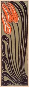 tulipan ornament av Gertrud Kleinhempel