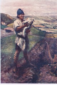 "I en fure i åkeren fant plogmannen deg", Historier fra Faerie Queen utgitt av George Harrap and Company av Gertrude E. Demain (after) Hammond