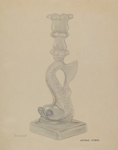 Lysestake, ca. 1936. av Gertrude Lemberg