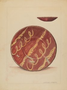 Plate, c. 1936.