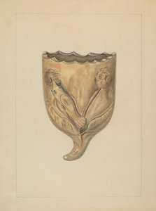 Vegglomme for blomster, 19351942. av Gertrude Lemberg
