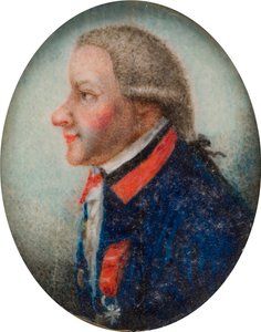 Portrett av general Vandermeerck, ca. 1735-63 (olje på papir)