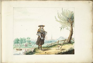 Moses ter Borch på landsbygda utenfor Zwolle