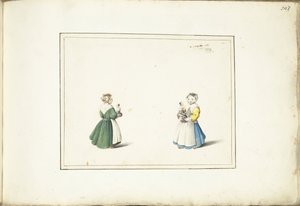 To jenter med en dukke av Gesina ter Borch