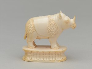 Hvit biskop, sjakkbrikke, India, 1820 ca av Geskel Saloman