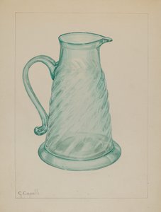 Melassekanne, ca. 1937. av Giacinto Capelli
