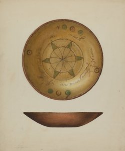 Pa. tysk plate, ca. 1938. av Giacinto Capelli