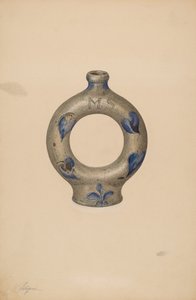 Ringflaske, ca. 1940. av Giacinto Capelli