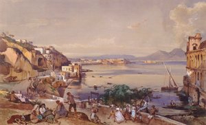 Posilippo Road, Napoli av Giacinto Gigante