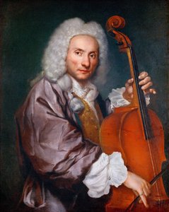Barokk: Portrett av en cellist par Ceruti, Giacomo Antonio (1698-1767), ca. 1745. Olje på lerret, 92x74. Kunsthistorisk museum, Vienne