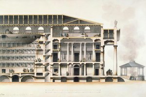 Saint Petersburg Imperial Bolshoi Kamenny Theatre, tidlig på 1800-tallet
