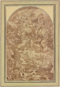 Den store pesten i Napoli i 1656 av Giacomo Farelli