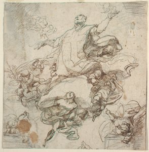 Glorifisering av St. Filippo Neri av Giacomo Farelli