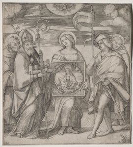 Skytshelgener av Bologna, ca. 1515-1520.
