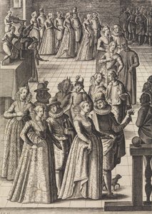 Fester eller danser ..., ca. 1610.