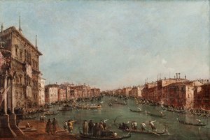 En regatta på Canal Grande, Venezia
