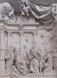 Presentasjon ved tempelet (gips) av Giacomo Serpotta