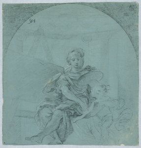 Design for Allegory of Painting av Giacomo Zampa