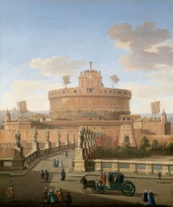 Roma, utsikt over Castel Sant