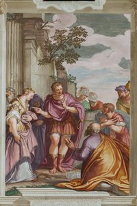 Scipio's Clemency, Main Hall, ca. 1565 (fresco)