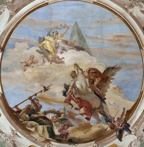 Bellerophon på Pegasus, ca 1746.
