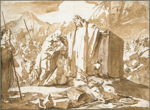 Møtet mellom Abraham og Melkisedek av Giambattista Tiepolo
