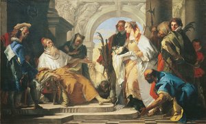 Skytshelgenene til Crotta-familien av Giambattista Tiepolo
